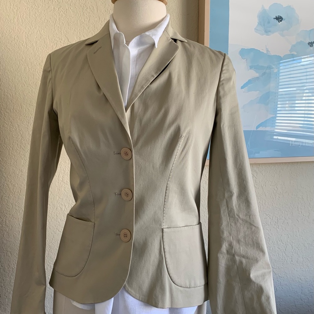 Max Studio Beige Women's Blazer